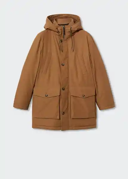 Parka Mateo Terracota Talla M Hombre Mango