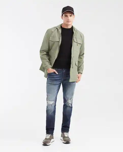 Jean Morrison Masculino Azul Dark Talla 32/32 Chevignon