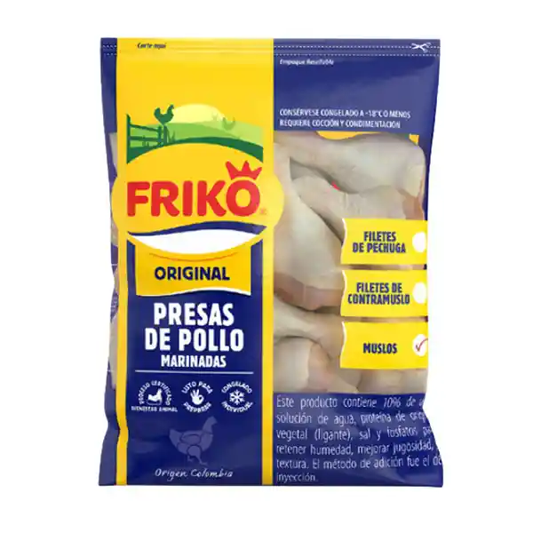 Friko Muslo Blanco Bolsa Congelada Marinado