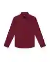 Camisa Carbón Pocket Rojo Uva Ultraoscuro Talla M Chevignon