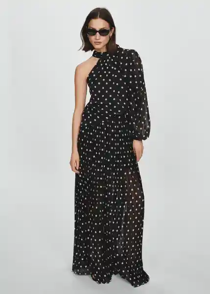 Pantalón Adela Negro Talla XS Mujer Mango
