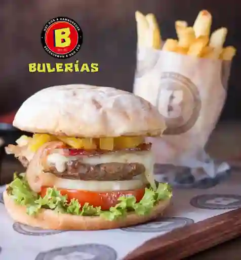 Combo Hamburguesa Hawaiana