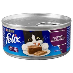 Felix Alimento Para Gato Pavo y Menudencias 156 g