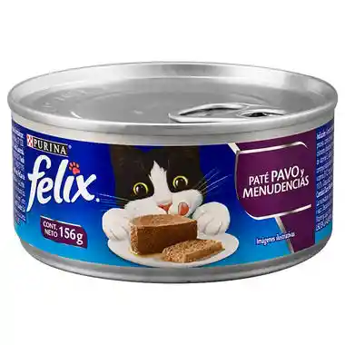 Felix Alimento Para Gato Pavo y Menudencias 156 g