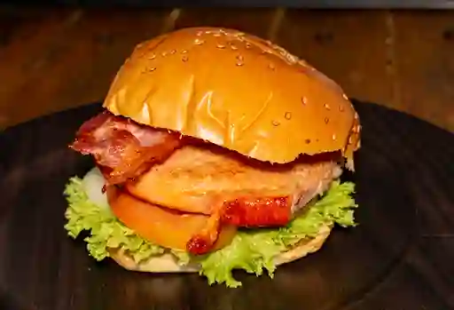 Hamburguesa especial de chuleta ahumada