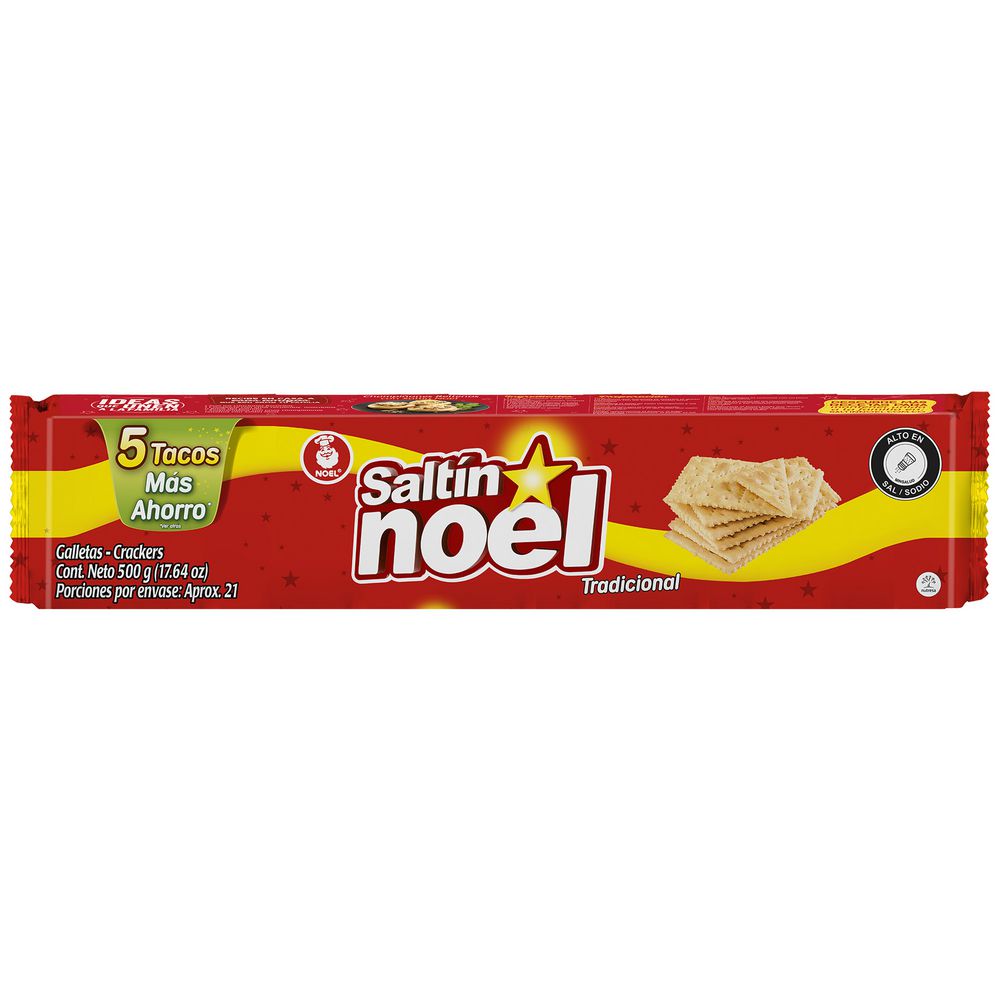 Saltin Noel Galleta Salada Tradicional 500 g