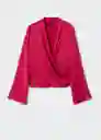 Blusa Crusie Fucsia Talla S Mujer Mango