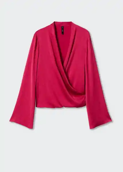 Blusa Crusie Fucsia Talla S Mujer Mango