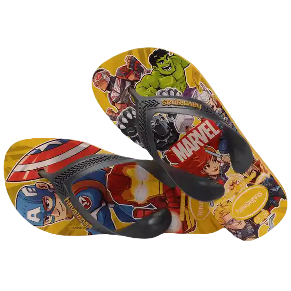 Sandalias Kids Max Marvel Naranja Citrus T. 28 4147006 Havaianas