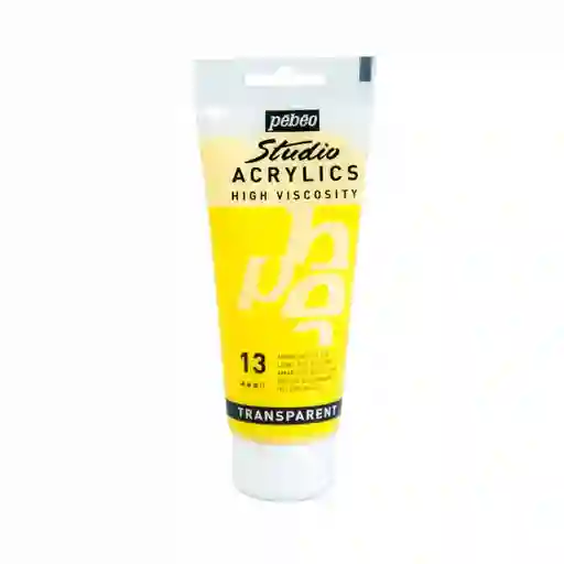 Pébéo Pintura Acrylic Studio Amarillo Azo Claro 100 mL