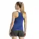 Adidas Camiseta Run It Tank Para Mujer Azul Talla L