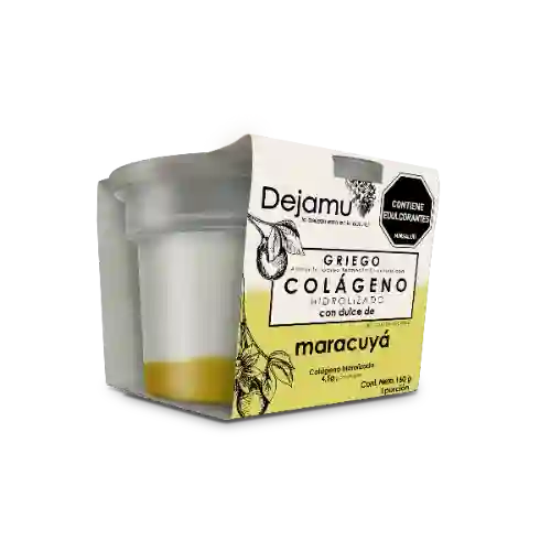 Yogurt griego colageno maracuya x 160 gr