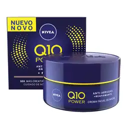 Nivea Crema Facial de Noche Q10 Power Firmeza 