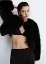 Sujetador Frap Negro Talla M Mujer Mango