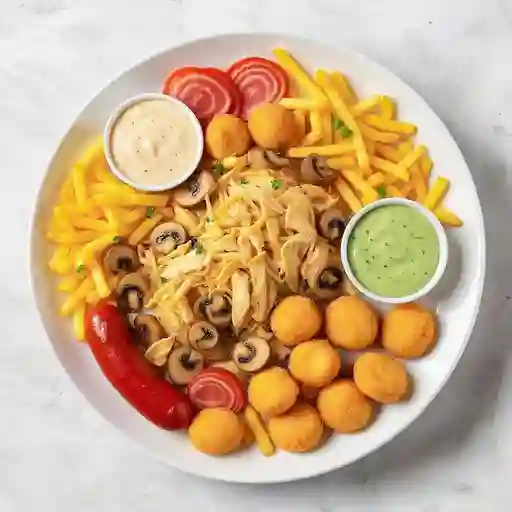 ESPECIAL DE POLLO Y CHAMPIÑONES