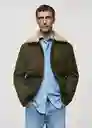 Chaqueta Addo Khaki Talla M Hombre Mango