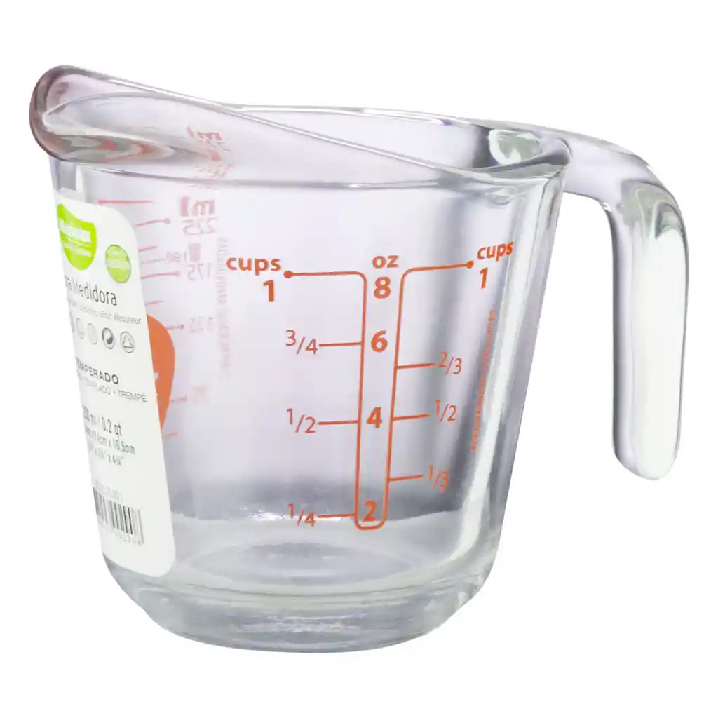 Nex Taza Medidora Mari Transparente 250 Ml N6125