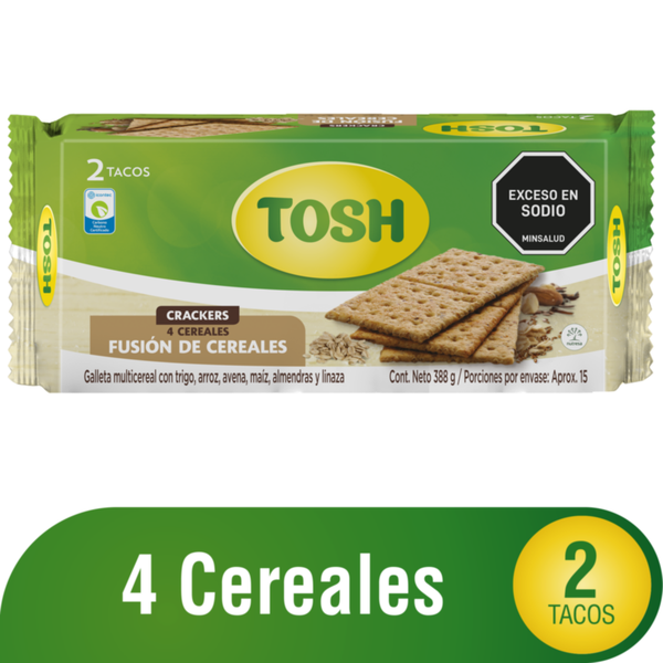 Tosh Galleta Fusión Multicereal 388 g