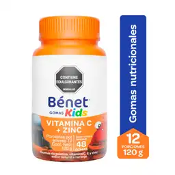  Bénet Multivitaminico Kids Goma Vitamina C Y Zinc Sin Azucar 