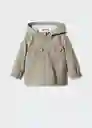 Abrigo Parka Gil Khaki Talla 70 Niños Mango