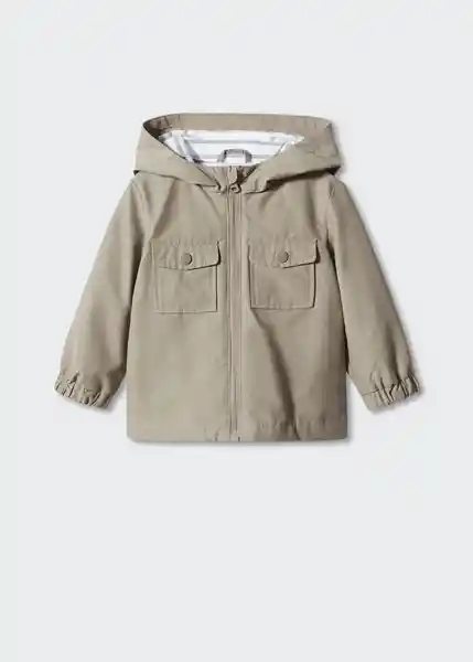 Abrigo Parka Gil Khaki Talla 70 Niños Mango