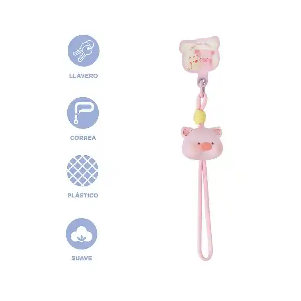 Adorno Para Celular Serie Lulu The Piggy Miniso