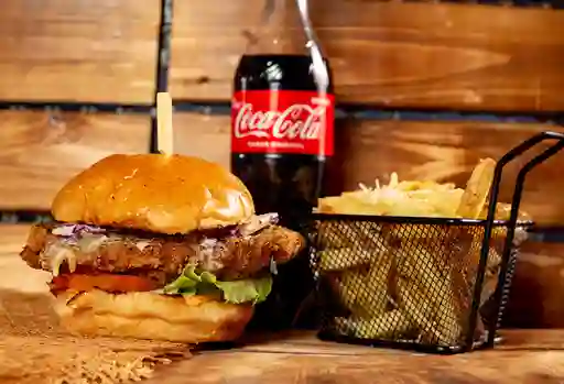 Combo Hamburguesa de Pollo y Bebida