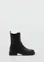 Botines Celer Negro Talla 40 Mujer Mango