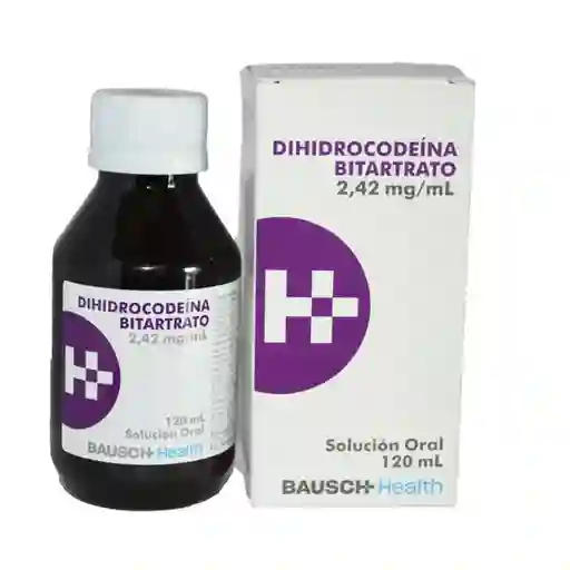 Humax Dihidrocodeína Bitartrato (2.42 mg/mL) 120 mL