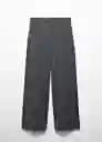 Pantalón Marti Gris Oscuro Vigoré Talla XL Mujer Mango