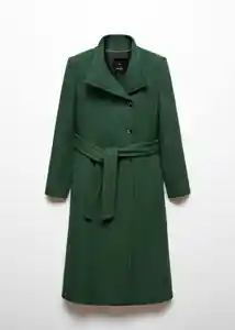 Abrigo Sirenita Verde Talla S Mujer Mango