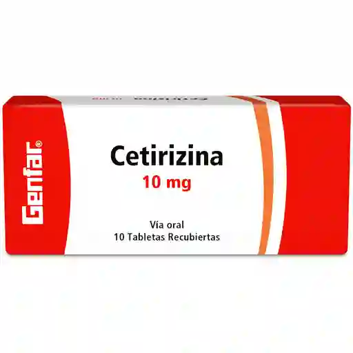 Genfar Cetirizina (10 mg)