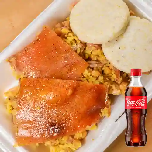 Combo Lechona Libra + Coca Cola Original 400 ml
