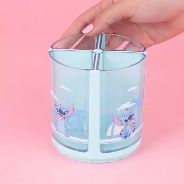 Organizador Soporte Giratorio Bolígrafo Disney Stitch Miniso