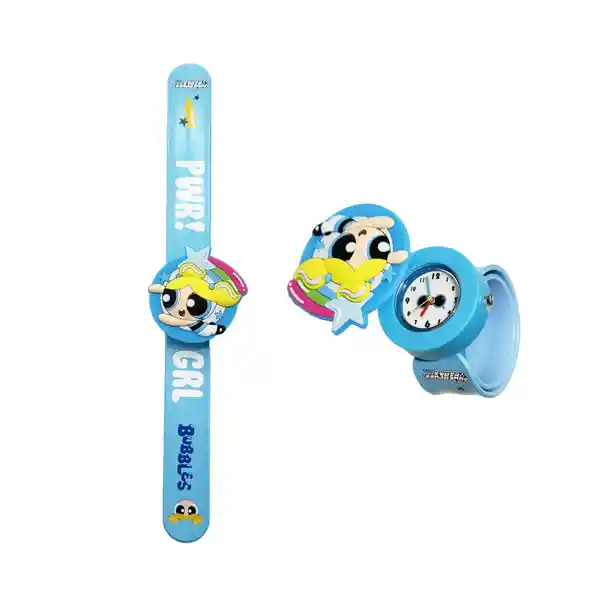 Reloj Infantil Serie Las Chicas Superpoderosas Azul Miniso