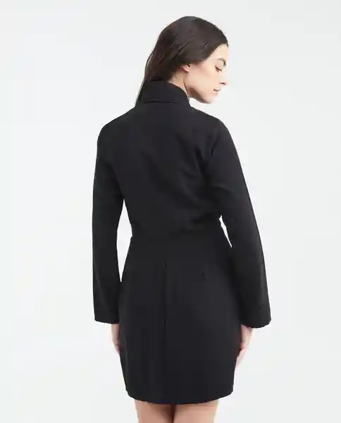 Vestido Mini Blazer Dress Negro Sombrío Ultraoscuro M Chevignon