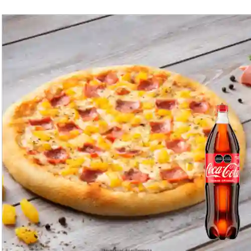 Combo Pizza Tropical Mediana +Cocacola Orig 1.5l