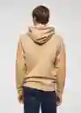 Buzo de Sudadera Bone Camel Talla XXL Hombre Mango