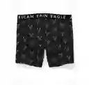 Bóxer Negro Talla Medium Hombre American Eagle