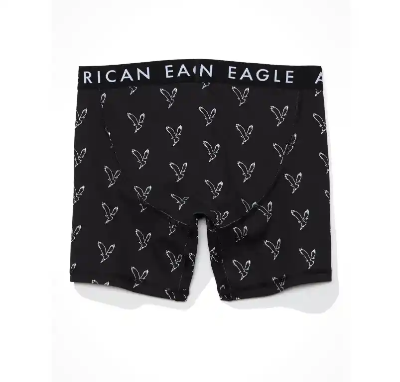 Bóxer Negro Talla Medium Hombre American Eagle