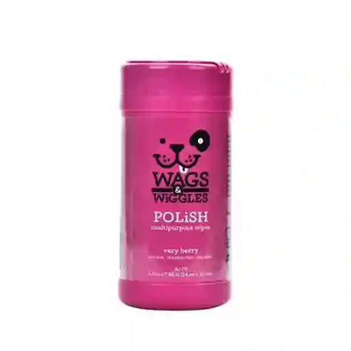 Wags Wiggles Paño Húmedo Polish Cereza