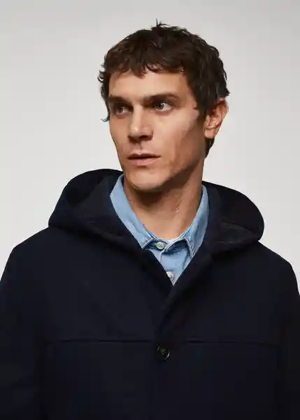 Abrigo Faro Navy Talla XXL Hombre Mango