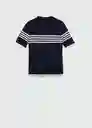 Jersey Almibar Navy Talla S Mujer Mango