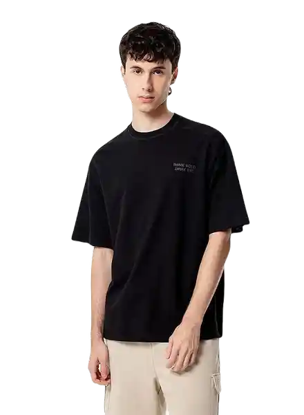 Camiseta Hombre Negro Talla M 799