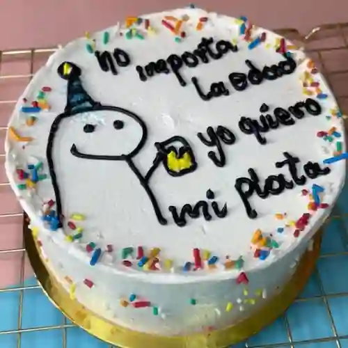 1/4 Cake Meme Personalizado