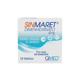Sinmaret Dimenhidrinato 50 Mg
