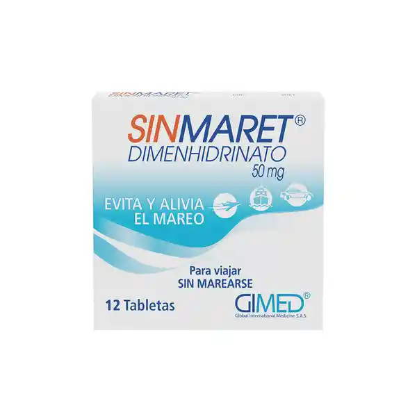 Sinmaret Dimenhidrinato 50 Mg