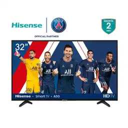 Hisense Televisor Led Hd Smart Tv 32 Pulgadas 32A3GV