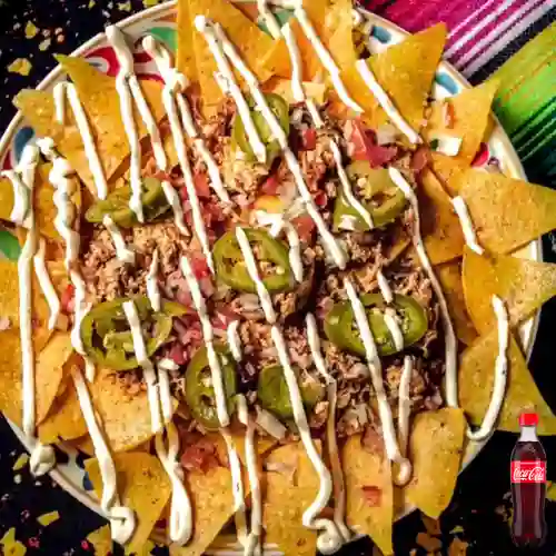 Combo Nachos Machos + Coca-Cola Sabor Original 400 ml