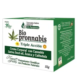 Bio Pronnabis Crema Corporal con Cannabis Triple Acción